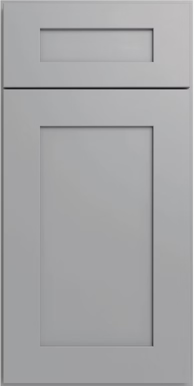 Lait Grey Shaker cabinet door from Forevermark cabinets available in Chicago.