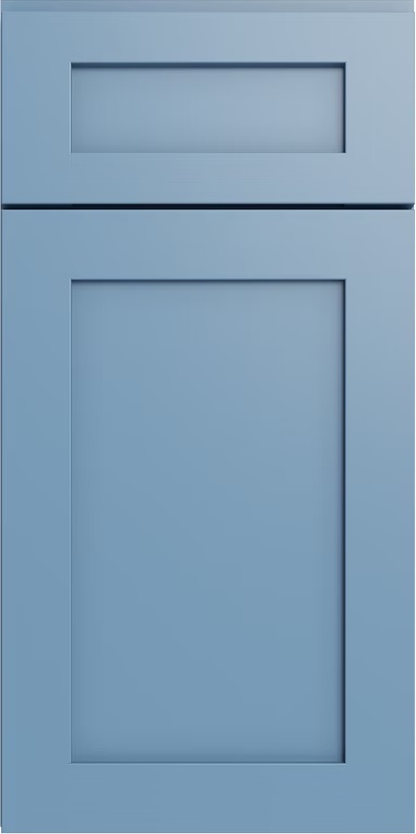 Petit Blue Shaker cabinet door from Forevermark cabinets available in Chicago.