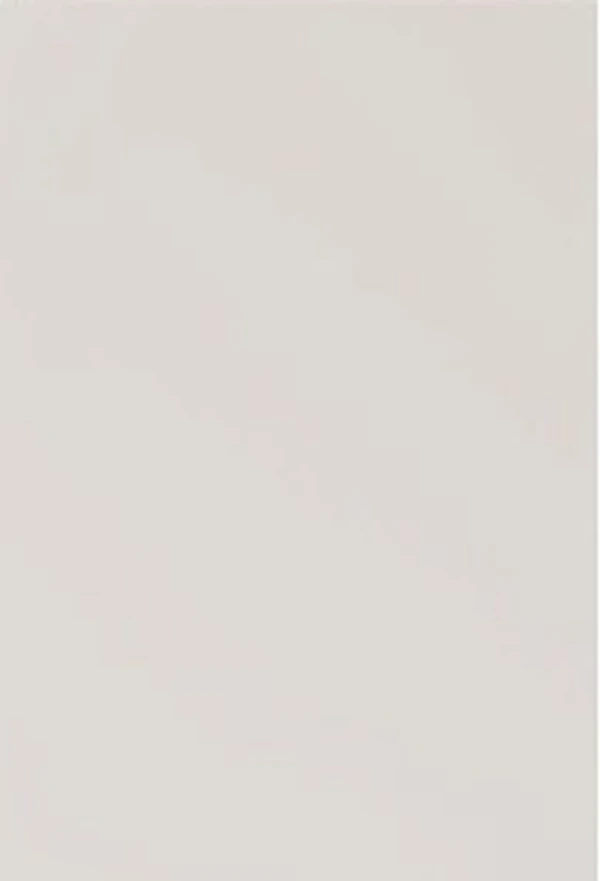Matte ivory cabinet door with a smooth painted finish for bright and inviting kitchen designs