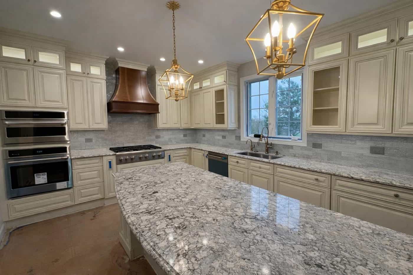 Kitchen cabinets installed in a Long Grove, IL project