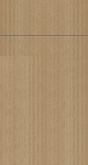 Oak Blonde cabinet door in a light blonde wood finish